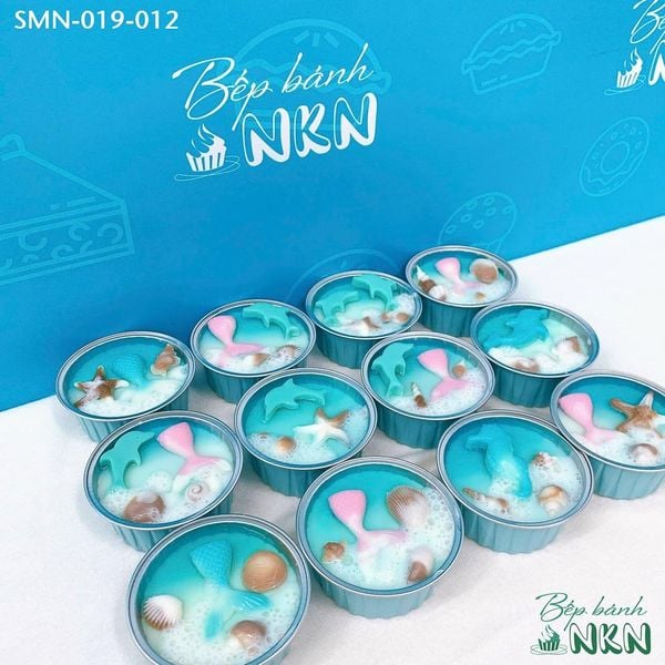  Set 6 Cupcake Tiên Cá (SMN-019-012) 