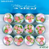  Set 6 Cupcake Hoa Hồng Đa Tầng (SMN-019-013) 
