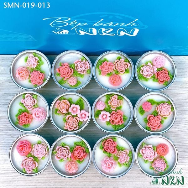  Set 6 Cupcake Hoa Hồng Đa Tầng (SMN-019-013) 