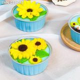  Set 6 Cupcake Hoa Hướng Dương (SMN-019-015) 