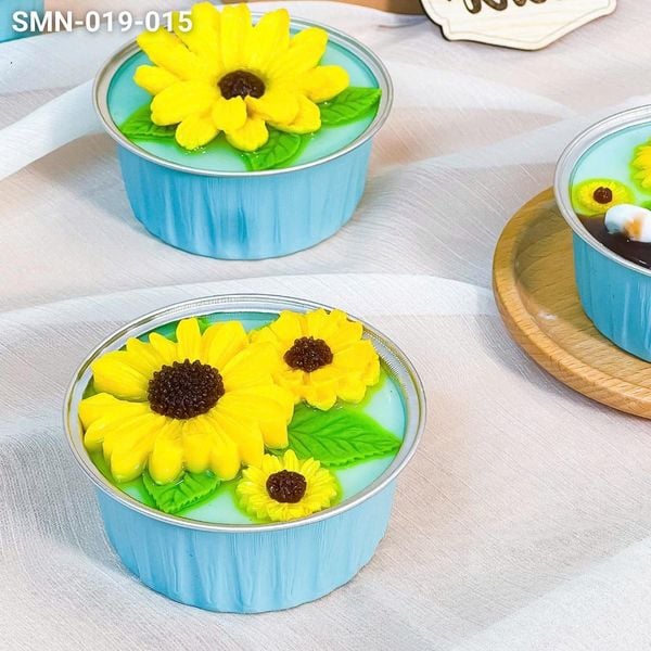  Set 6 Cupcake Hoa Hướng Dương (SMN-019-015) 
