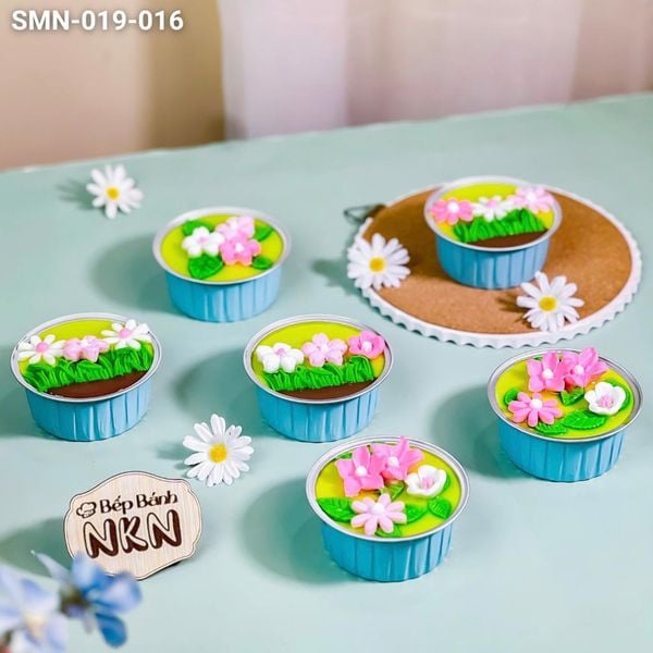  Set 6 Cupcake Hoa Hồng (SMN-019-016) 