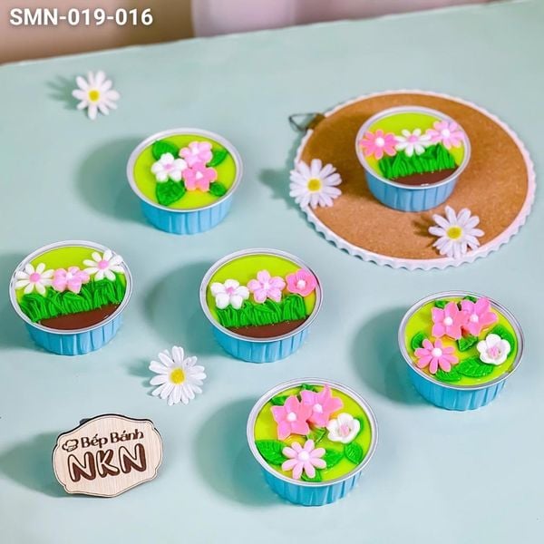  Set 6 Cupcake Hoa Hồng (SMN-019-016) 