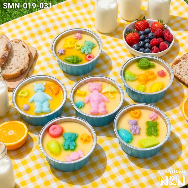  Set 6 Cupcake Gấu Bông Cho Bé (SMN-019-031) 