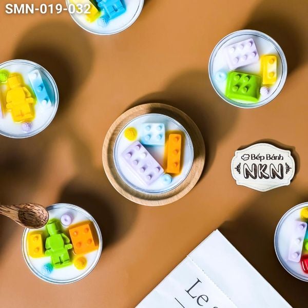  Set 6 Cupcake Lego Cho Bé (SMN-019-032) 