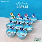  Set 6 Cupcake Baby Shark (SMN-019-033) 