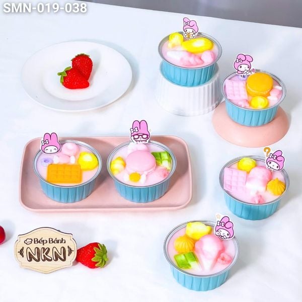  Set Cupcake Melody Tone Hồng (SMN-019-038) 