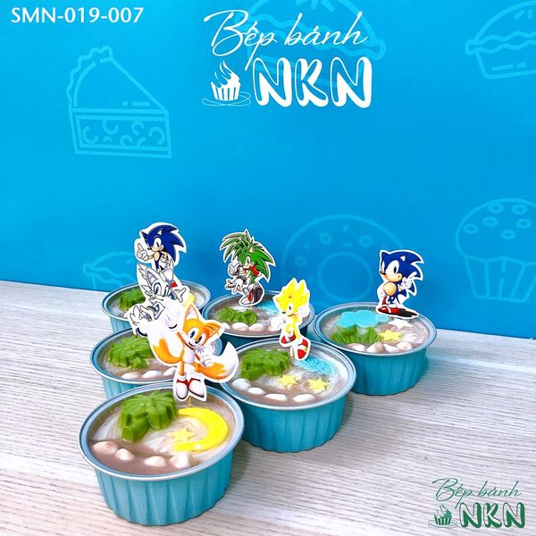  Set 6 Cupcake Sonic Cho Bé (SMN-019-007) 
