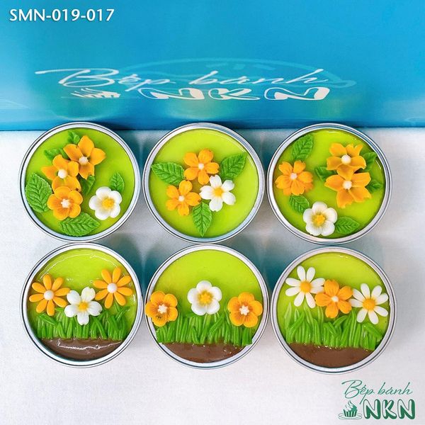  Set 6 Cupcake Hoa Cam (SMN-019-017) 