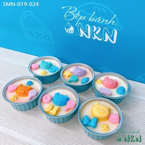  Set 6 Cupcake Bé Heo (SMN-019-024) 
