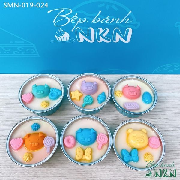  Set 6 Cupcake Bé Heo (SMN-019-024) 