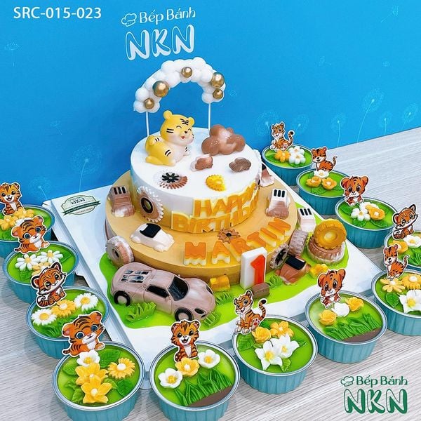  Set Bánh Thôi Nôi, Sinh Nhật Cho Bé Tuổi Dần (SRC-015-023) 