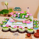  Set Bánh Hoa Sen Dâng Lễ Phật Đản (SRC-015-031) 