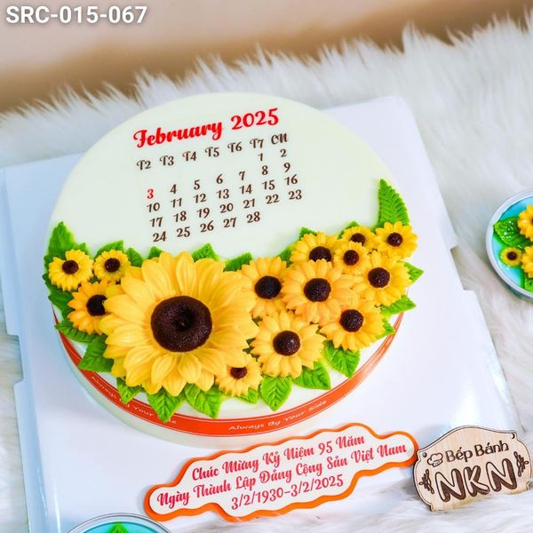  Set Bánh Sinh Nhật Hoa Hướng Dương (SRC-015-067) 