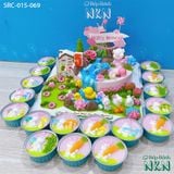  Set Bánh Sinh Nhật Bé Heo Hồng (SRC-015-069) 