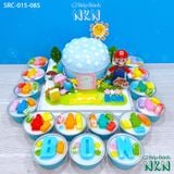  Set Bánh Sinh Nhật Mario x Lego (SRC-015-085) 
