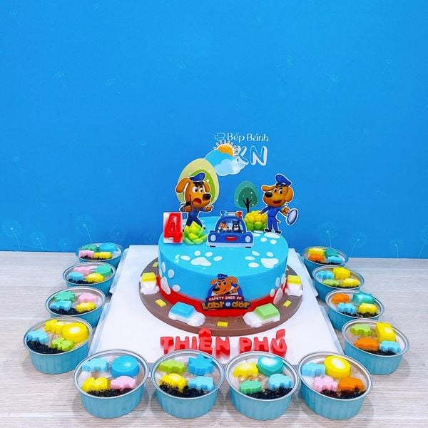  Set Bánh Sinh Nhật Đội Điều Tra Labrador (SRC-015-086) 