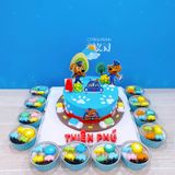  Set Bánh Sinh Nhật Đội Điều Tra Labrador (SRC-015-086) 