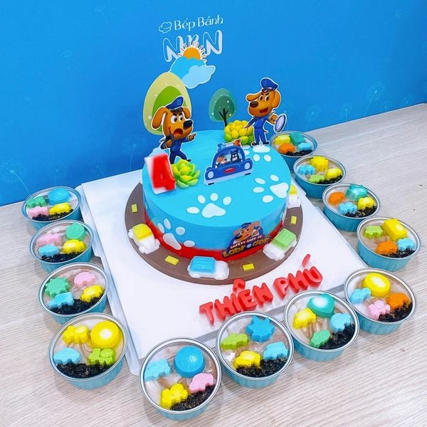  Set Bánh Sinh Nhật Đội Điều Tra Labrador (SRC-015-086) 