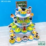  Tháp Bánh 34 Cupcake Mừng Lễ Tốt Nghiệp (SRC-015-094) 
