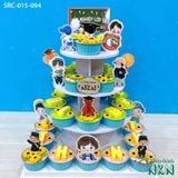  Tháp Bánh 34 Cupcake Mừng Lễ Tốt Nghiệp (SRC-015-094) 