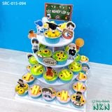  Tháp Bánh 34 Cupcake Mừng Lễ Tốt Nghiệp (SRC-015-094) 
