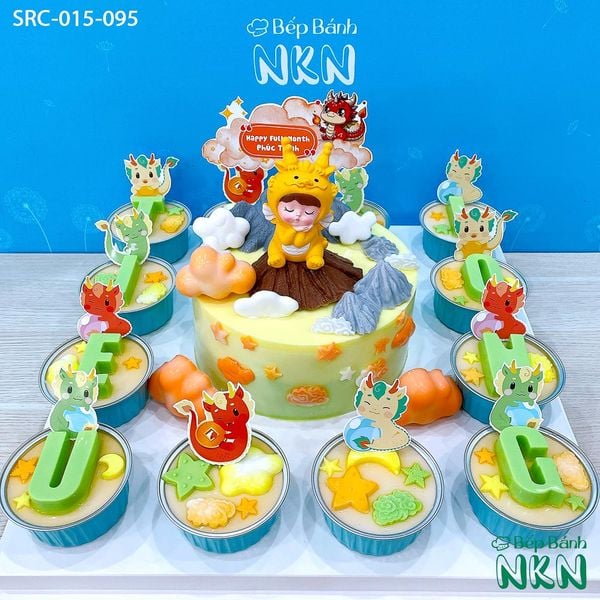  Set Bánh Đầy Tháng, Sinh Nhật Cho Bé Tuổi Rồng (SRC-015-095) 