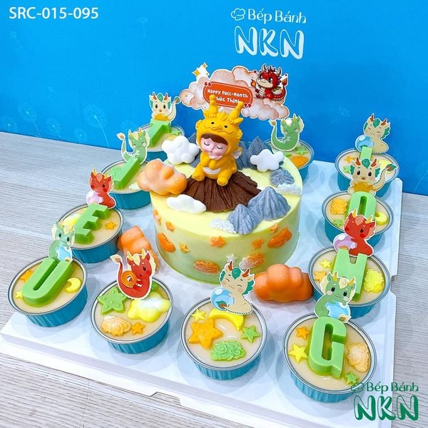  Set Bánh Đầy Tháng, Sinh Nhật Cho Bé Tuổi Rồng (SRC-015-095) 