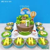  Bánh Sinh Nhật Mèo Thần Tài (SRC-015-101) 