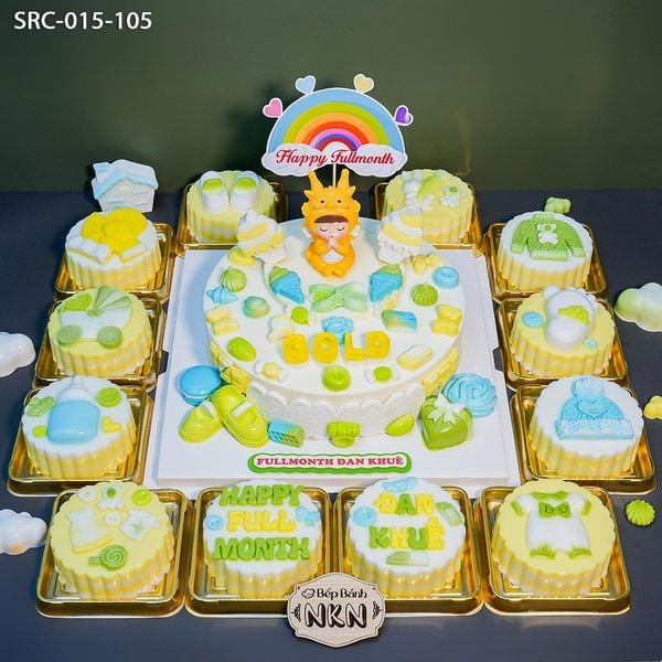  Set Bánh Đầy Tháng Cho Bé (SRC-015-105) 