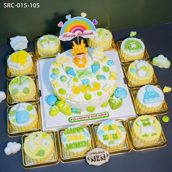  Set Bánh Đầy Tháng Cho Bé (SRC-015-105) 