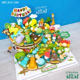  Bánh Sinh Nhật Chủ Đề Vườn Thú (SRC-015-109) 