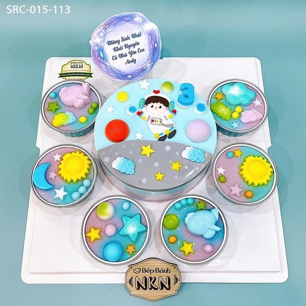  Set Bánh Sinh Nhật Phi Hành Gia (SRC-015-113) 