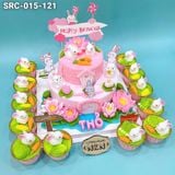  Set Bánh Sinh Nhật Vườn Thỏ (SRC-015-121) 