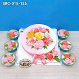  Set Bánh Hoa Hồng (SRC-015-126) 