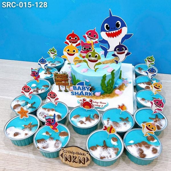  Set Bánh Sinh Nhật Baby Shark (SRC-015-128) 