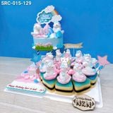  Tháp Bánh Sinh Nhật 2 Tầng Unicorn Bé Gái (SRC-015-129) 