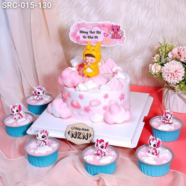  Set Bánh Thôi Nôi Bé Gái Tuổi Rồng (SRC-015-130) 