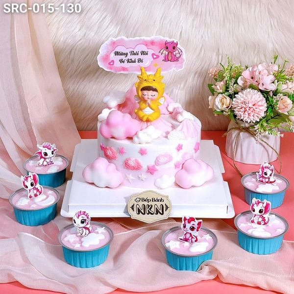  Set Bánh Thôi Nôi Bé Gái Tuổi Rồng (SRC-015-130) 