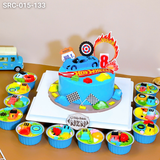  Set Bánh Rau Cau Chủ Đề Hot Wheels (SRC-015-133) 