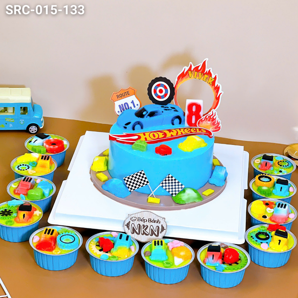  Set Bánh Rau Cau Chủ Đề Hot Wheels (SRC-015-133) 