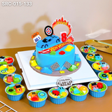  Set Bánh Rau Cau Chủ Đề Hot Wheels (SRC-015-133) 