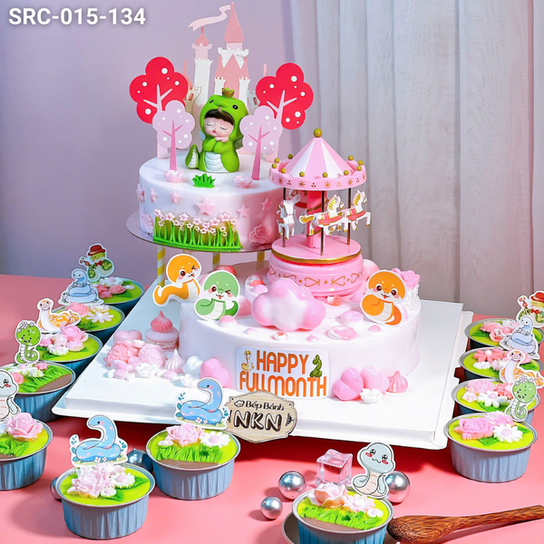  Set Bánh Rau Câu Mừng Thôi Nôi Cho Bé Tuổi Rắn (SRC-015-134) 