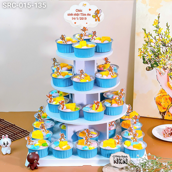  Set Bánh Rau Câu Mừng Sinh Nhật Bé Chủ Đề Chuột Jerry (SRC-015-135) 