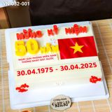  Bánh Kỷ Niệm 50 Năm Giải Phóng Miền Nam Thống Nhất Đất Nước (Mẫu 1) (VN-032-001) 