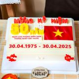  Bánh Kỷ Niệm 50 Năm Giải Phóng Miền Nam Thống Nhất Đất Nước (Mẫu 1) (VN-032-001) 