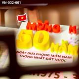  Bánh Kỷ Niệm 50 Năm Giải Phóng Miền Nam Thống Nhất Đất Nước (Mẫu 1) (VN-032-001) 