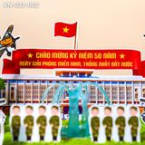  Bánh Kỷ Niệm 50 Năm Giải Phóng Miền Nam Thống Nhất Đất Nước (Mẫu 2) (VN-032-002) 