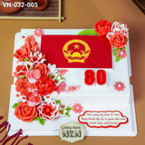  Bánh Kỷ Niệm Kết Hoa Cơ Quan Nhà Nước (VN-032-005) 