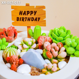  Bánh Sinh Nhật Sen Đá (XR-007-017) 